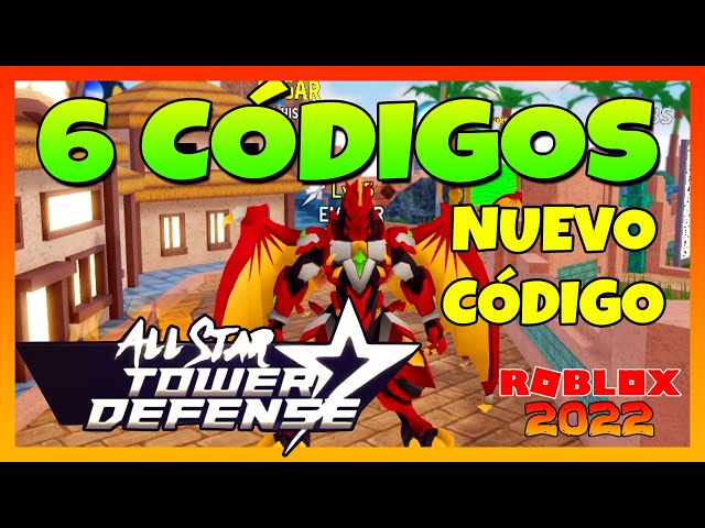 ⚠️NUEVO CÓDIGO⚠️CODIGOS ACTIVOS de ALL STAR TOWER DEFENSE⚠️Mayo 2023⚠️Más  códigos en DESCRIPCIÓN ⚠️ 