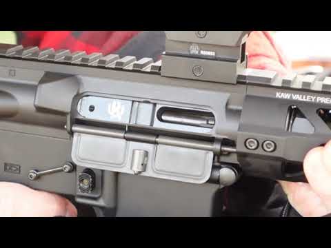 [15] 9mm AR Bolt Bounce Testing - Solid Buffer vs Moving Weights - 1000fps slow-mo