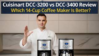Cuisinart DCC-3200 vs DCC-3400 Review | Which 14-Cup Coffee Maker Is Better?