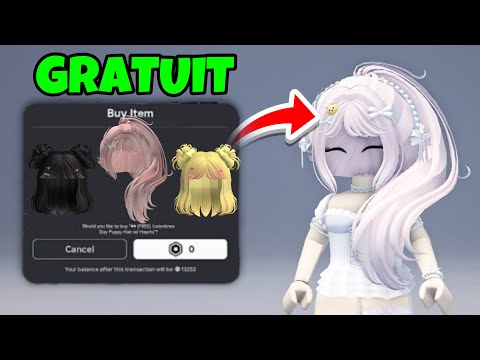 HURRY ! 3 FREE HAIR TO GET ON ROBLOX