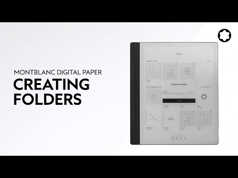Montblanc Digital Paper | How to organize your files​