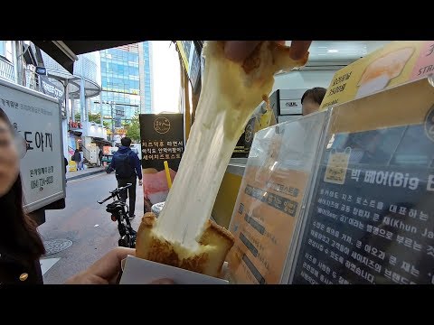 Hokkaido Cheese Toast(홋카이도 치즈 토스트) - Korean Street Food