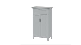 Riverridge Home Somerset Twodoor Floor Cabinet In Gray