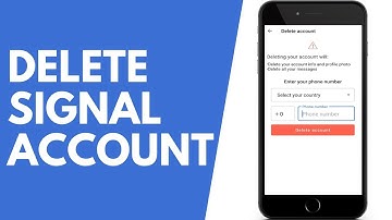 How to Delete Signal Account Permanently | Signal Account Delete kaise kare