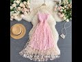 Women Dress 2026 New Summer Fashion Fairy Mesh Party Dress Korean Pop