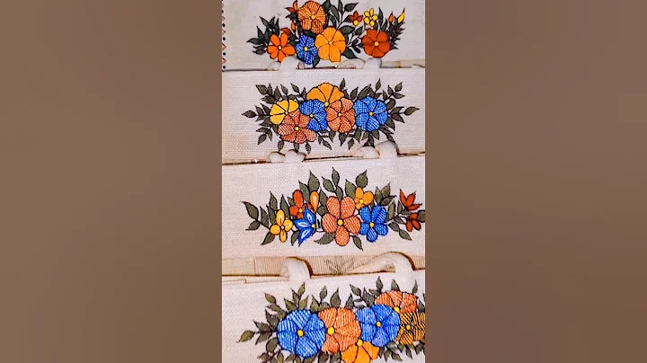 BEAUTIFUL MADHUBANI PAINTED HAND BAG 🛍️ #shortsvideo  #jutebag