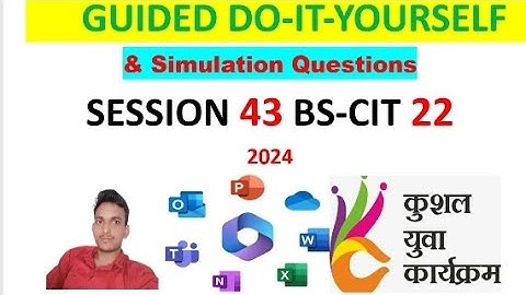 Guided Do-It-Yourself Session 43 || BS-CIT SESSION 22 #kyp #doityourself #bscit #youtube