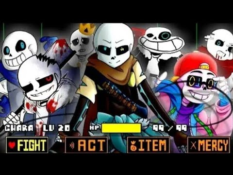 Ink!sans Fight v0.39 official Phase3 & Phase3-Ex【undertale fangame】 