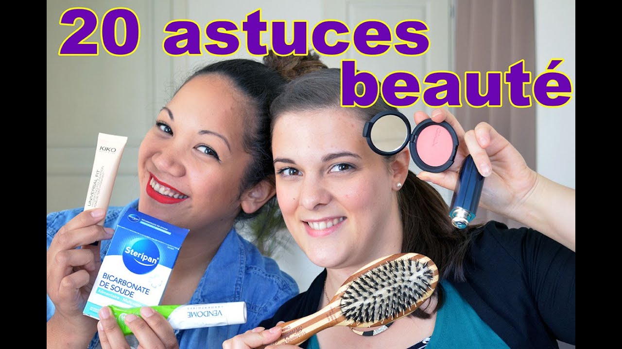 {ASTUCE #2} - ☆ 20 astuces beauté pour vous simplifier la vie ! ☆ - YouTube