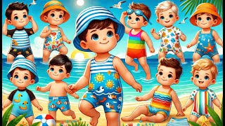 🏊‍♂️ Simple Joys by Carter's Toddlers and Baby Boys' Swimsuit | Best Toddler Boy Swim Suit 🩱