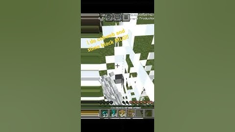 i do cobweb and slime block MLG!!! #minecraft #gaming