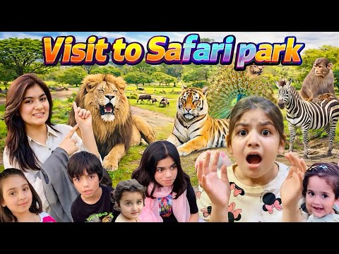 Sher 🦁 se Mulakat/ Bache dar gaye🫣/visit to Safari park