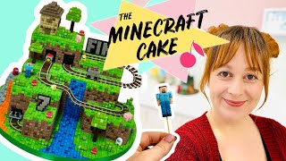 The Minecraft Cake Behind the Scenes | Cake Studio Vlog | Cherry Vlogs