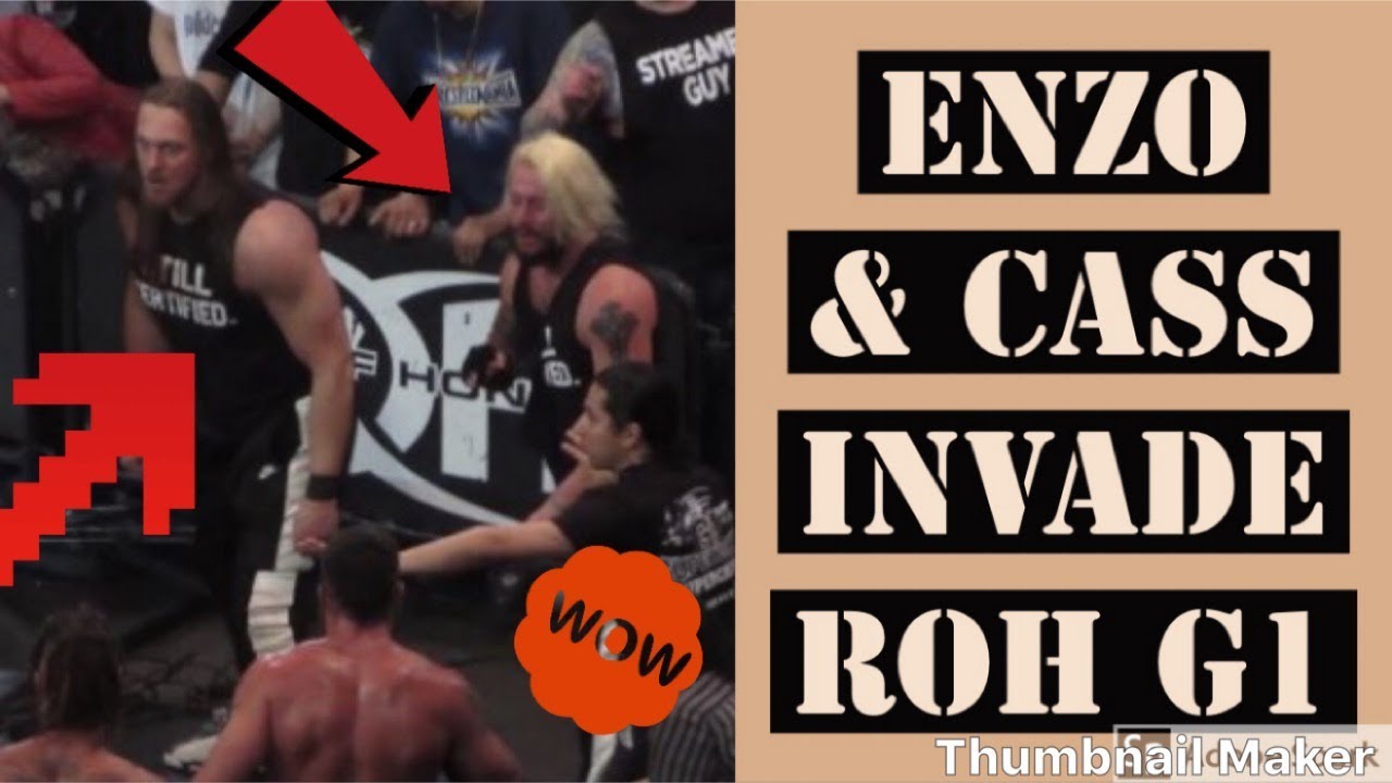 Enzo nZo & Big Cass Run In at G1 RoH & Fight Bully Ray & Briscoes