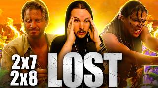 My emotions are ALL OVER THE PLACE with this show.. (First Time Watching *LOST* 2x7 / 2x8)
