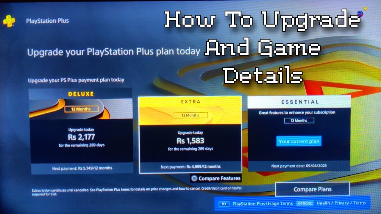 Playstation Plus Extra Price comparison