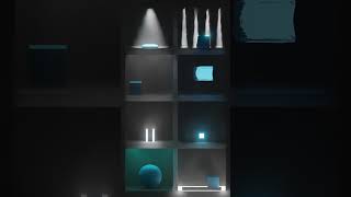 Epic Blender Motion Graphics: Dancing Cubes Synchronized with Beats! | #BlenderVFX #YouTubeShorts