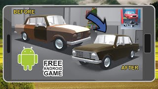 Rebuilding an old car in a mobile game - Retro Garage (Android Free Game) #android #gaming #car screenshot 3
