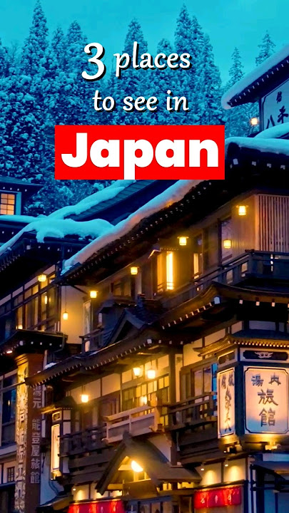 3 Winter Places in Japan to See! 🇯🇵