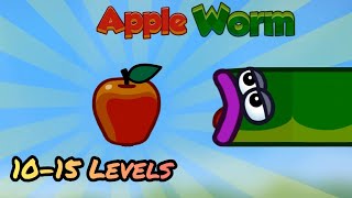 Apple Worm - First 10 -15 Levels Complete Guide & Gameplay  screenshot 1