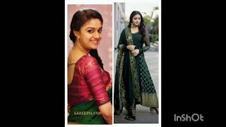 Keerthi Suresh Saree And Churidar