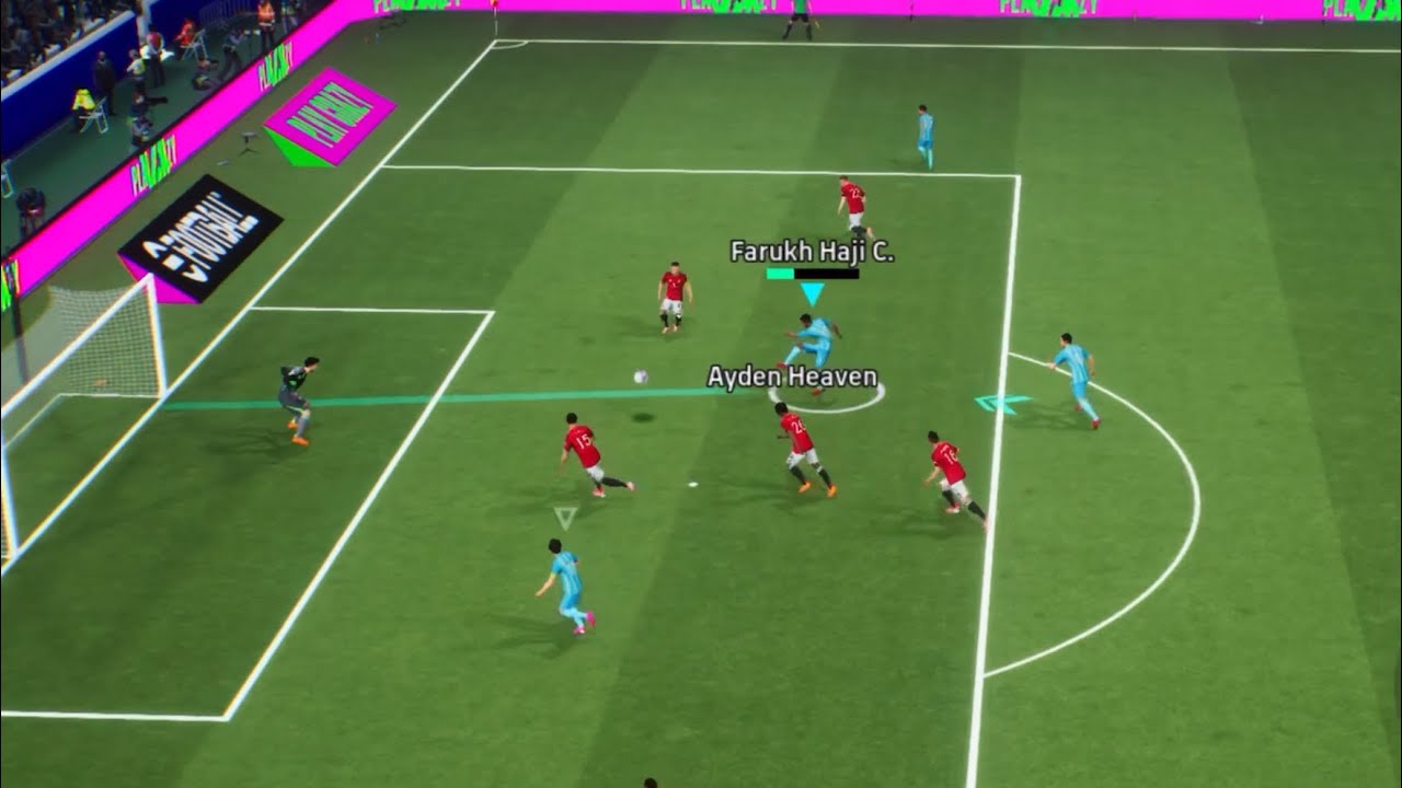 Farukh just shoot the magic goal 🔥⚽️ Goalkeeper ko Samjh hi nhi aaya 👀