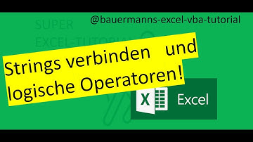 017-Strings verbinden und logische Operatoren kennen lernen-Und Operator ODER Operator/excel / vba /