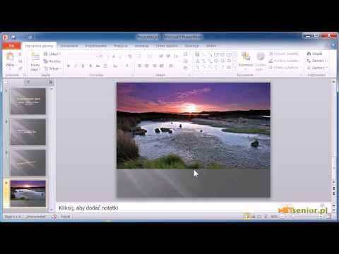 Microsoft PowerPoint 2007/2010 -  tworzenie prezentacji, dodawanie zdjęć