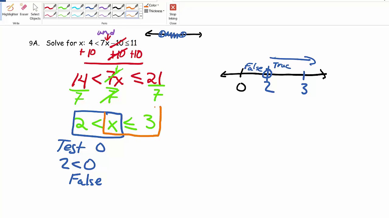 Chapter 0 Target 5 Problem 9A - YouTube