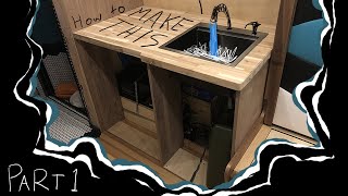 How to build: Sprinter Van “Galley” walnut cabinets