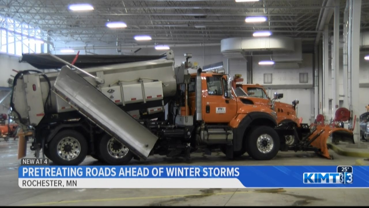 MnDOT pretreats roads ahead of winter storms - YouTube