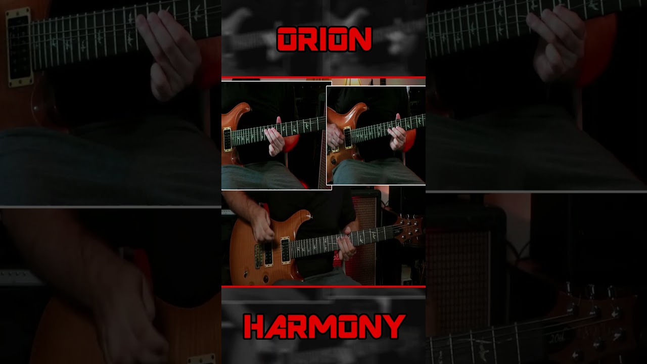 Guarda Orion's BEAUTIFUL 3 Part Guitar Harmony (Metallica) su YouTube Guarda Orion's BEAUTIFUL 3 Part Guitar Harmony (Metallica) su YouTube