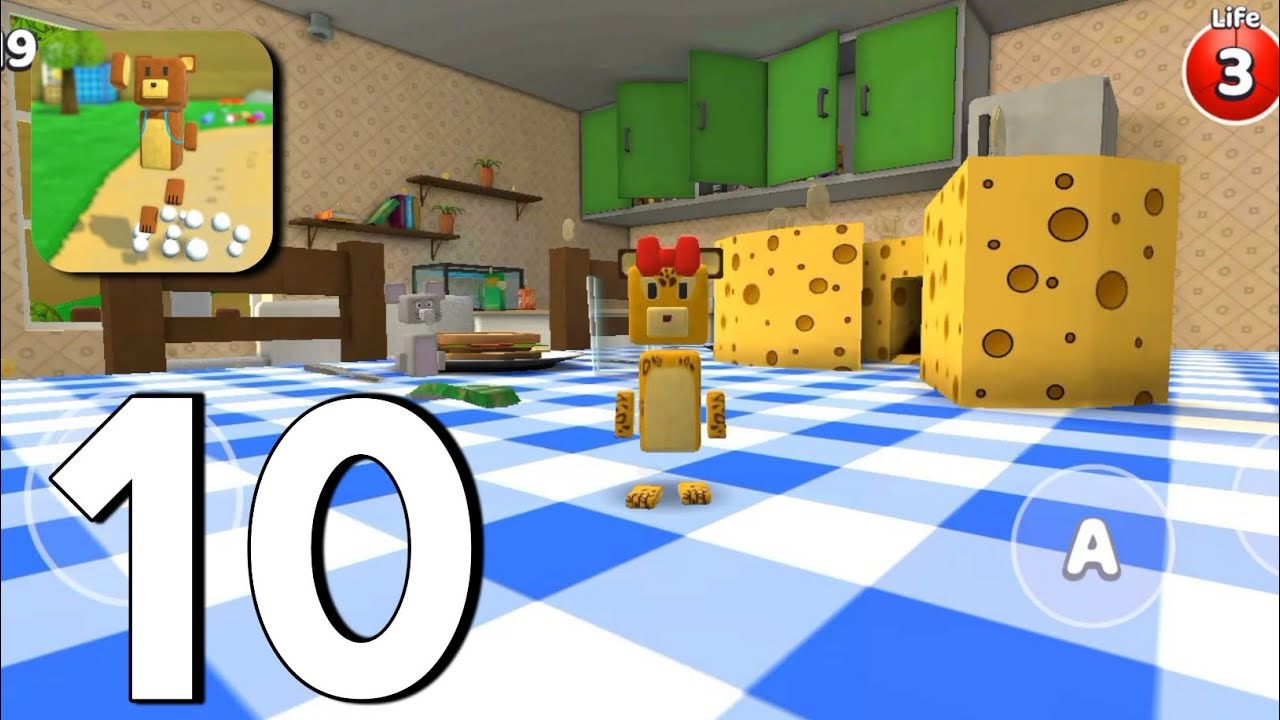 Super Bear Adventure - Gameplay Walkthrough Part 10 Bear Escape ( Android, iOS )