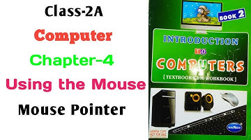 Mouse Pointer,Ch-4,Using The Mouse,Class-2A,Computer.