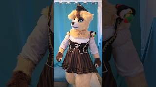Captain Lupi 💚💜 #furry #furries #fursuit #fursuiters #fursuiting #positivevibes #costume #cute