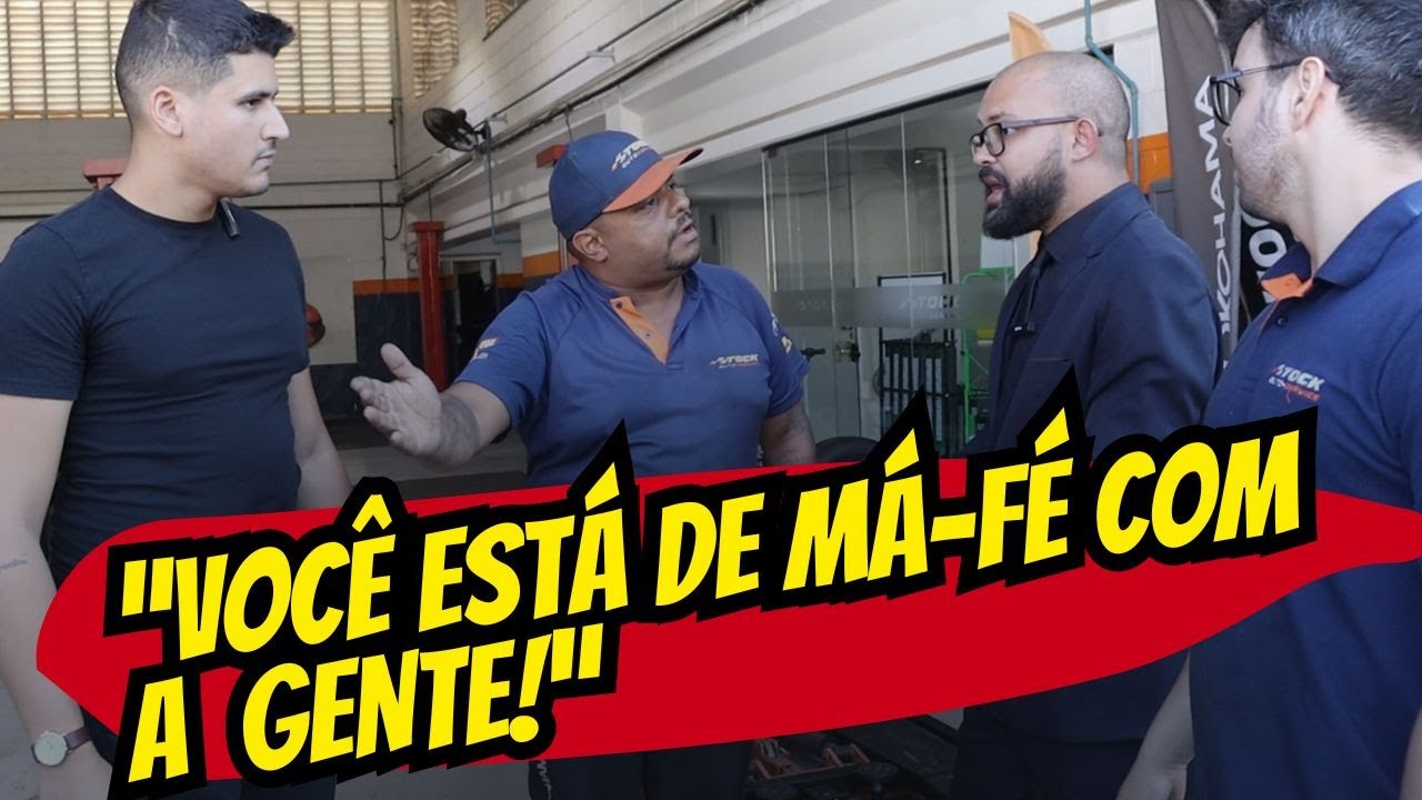 ABSURDO!!! DISCUSSÃO E RESPONSABILIDADE SOBRE DANO EM RODA DE VEÍCULO MARCAM A REPORTAGEM