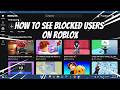 How to See Blocked Users on Roblox