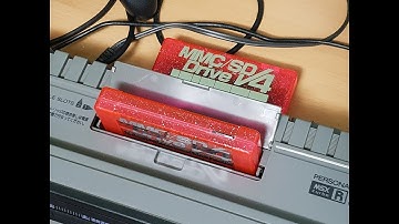[MSX] MMC/SD Drive V4 - Dual DCSG Test (Real H/W)