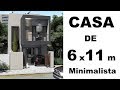 CASA PEQUENA DE 6 x 11 metros - VERSÃO 2