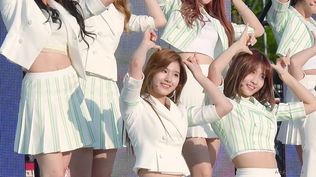 170519 TWICE  뮤직뱅크 'SIGNAL' SANA fancam (트와이스 사나 직캠)