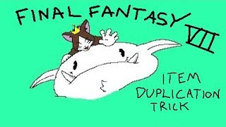 Final Fantasy VII Item Duplication Trick (Using W-Item Materia)