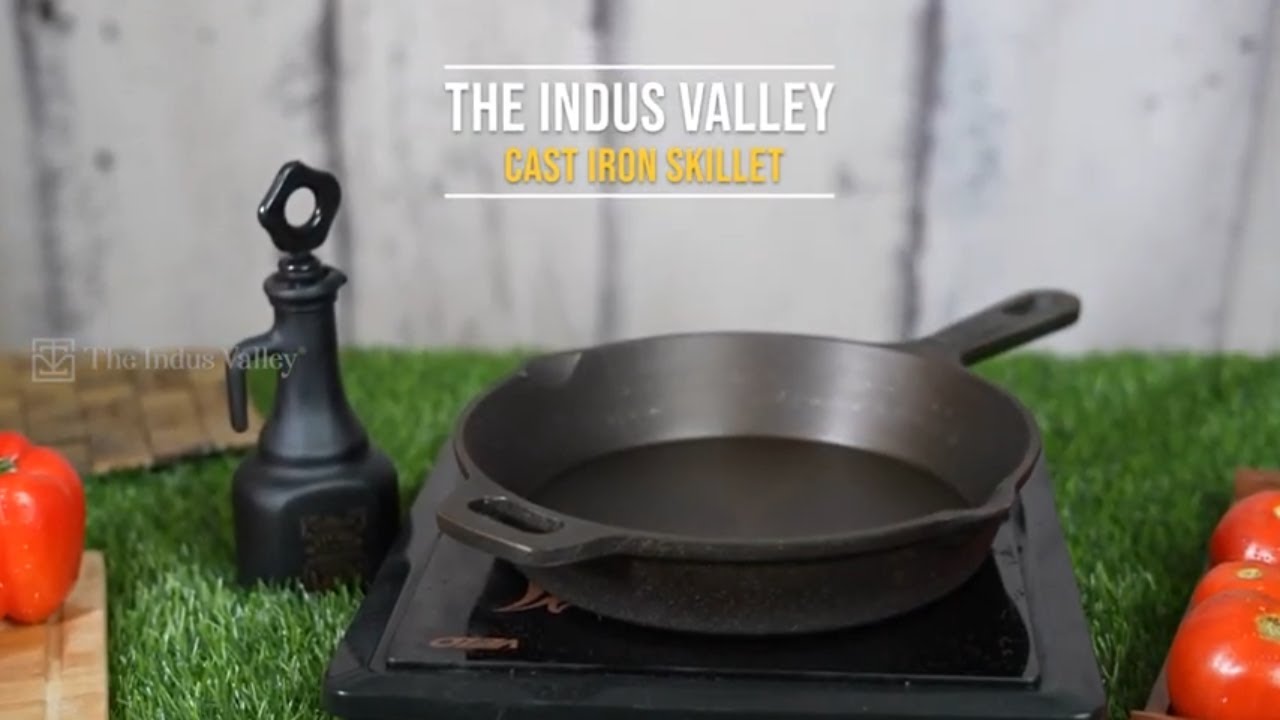 The Indus Valley Super Smooth Cast Iron Skillet Frying Pan Pure Cast Iron YouTube