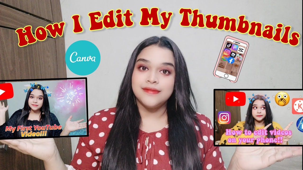 How to Make THUMBNAILS for YouTube Videos in Mobile🔥|YouTube Thumbnail Kaise Banaye HD+ Aesthetic