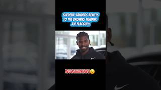 Shedeur Sanders Opens Up About His Time Playing With Joe Flacco😯 #shedeursanders #wow360news #shorts