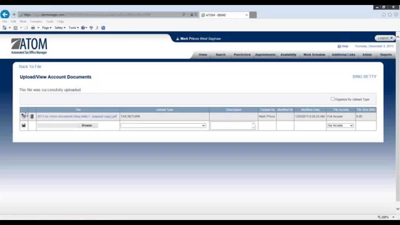 How To PDF Tax Return And Upload Into ATOM YouTube