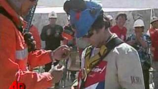 Raw Video: 21st Rescued Miner Met by Mistress