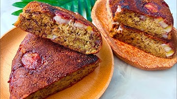 Không Cần Lò Nướng vẫn làm được BÁNH CHUỐI NƯỚNG Bông Xốp Mềm Thơm Ngon tại nhà - MÓN NGON NTB