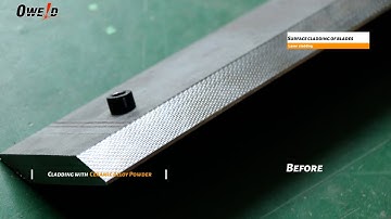 Laser surface cladding of blades#laser #welding #blades #cladding