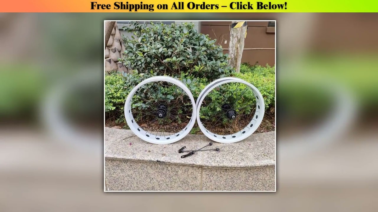 Kalosse 100mm, Width   20Inches, Fat Bike Wheels ,  20X4.0  Beach Bike Wheels,