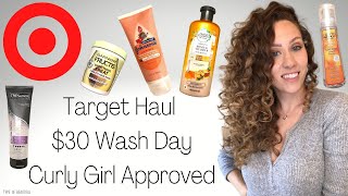 Budget-Friendly Curly Hair Wash Day  | Curly Girl Friendly Products Under $30!  ft. Top Down Curls